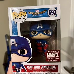 Funko pop Bobble head Captain America 693 Spider-Man homecoming